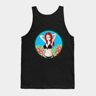 anime Beach Mode Tank Top